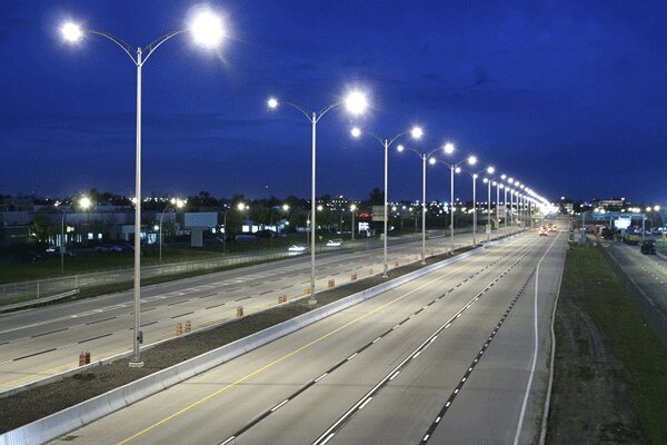 بهره‌برداری از ۱۰ کیلومتر پروژه روشنایی جاده‌های شمال اردبیل 