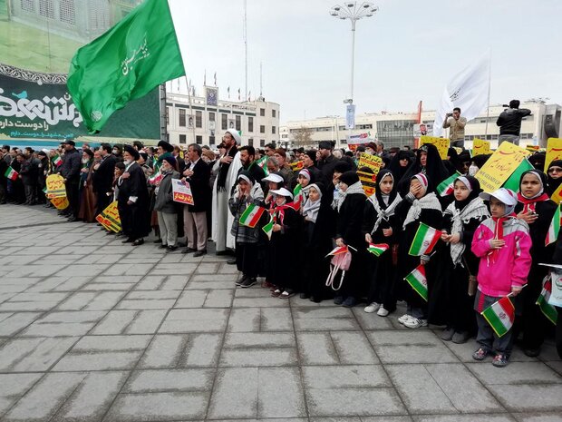 آغاز راهپیمایی سالروز حماسه ۹ دی در مشهد