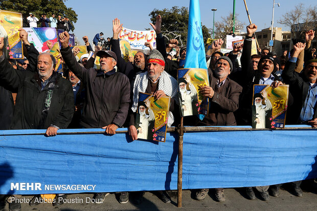 İsfahan kentinde 30 Aralık 2009 destanının yıldönümü