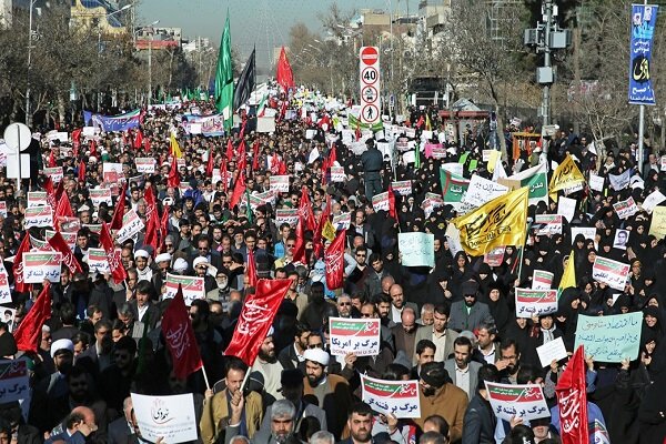 راهپیمایی مردم ولایت‌مدار مشهد در سالروز حماسه ۹ دی