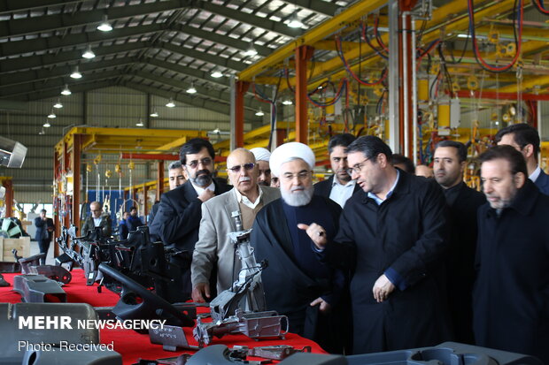 Rouhani inaugurates truck manufacturing plant in Meshginshahr 