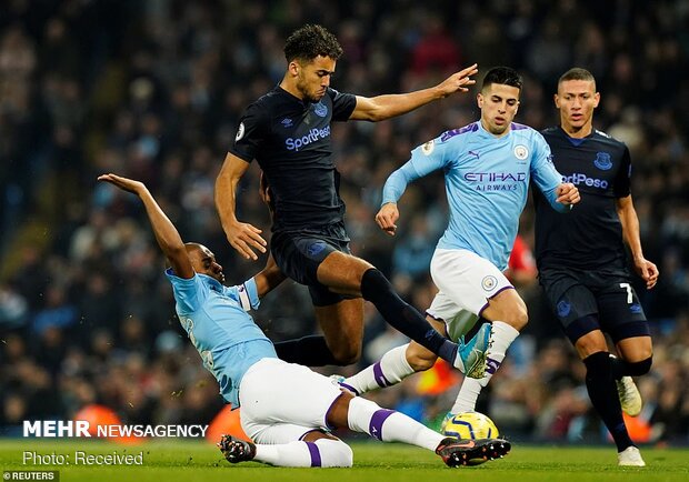 دیدار تیم های فوتبال منچسترسیتی و اورتون‎