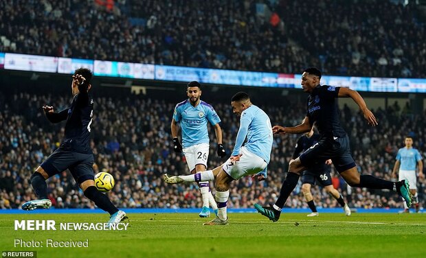 دیدار تیم های فوتبال منچسترسیتی و اورتون‎