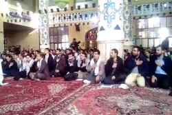 Tebriz kentinde Şehit Kasım Süleymani için matem töreni