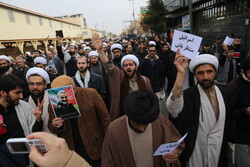 راهپیمایی مردم تهران درپی شهادت سردار سلیمانی بدست آمریکا