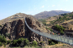 World’s first curved glass suspension bridge inaugurated in Iran