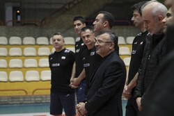 داورزنی میهمان آخرین تمرین تیم ملی والیبال مردان و زنان