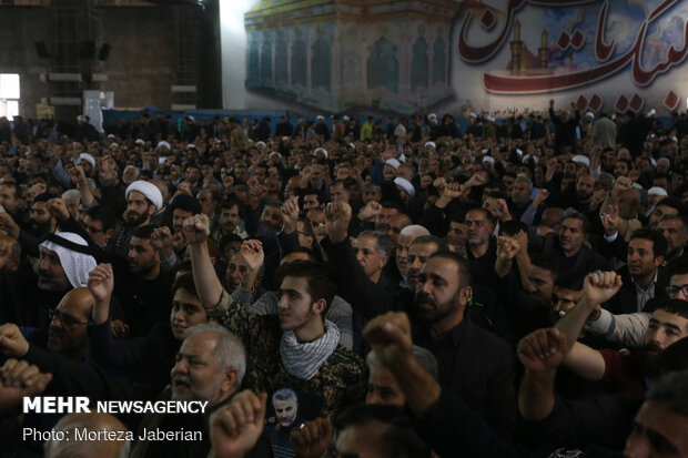 راهپیمایی مردم اهواز در پی شهادت سردار سپهبد حاج قاسم سلیمانی