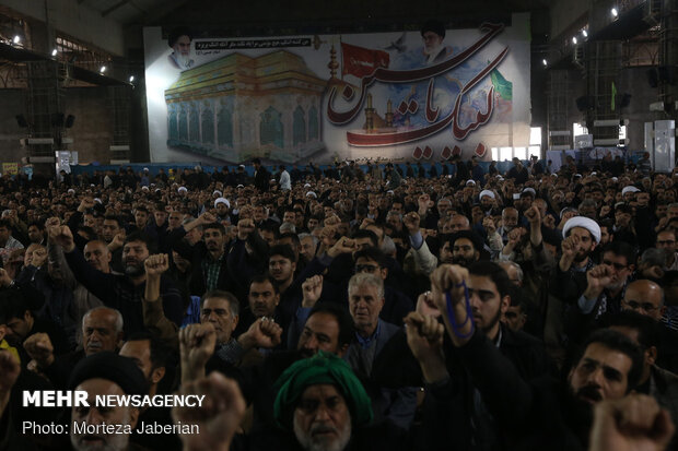 راهپیمایی مردم اهواز در پی شهادت سردار سپهبد حاج قاسم سلیمانی