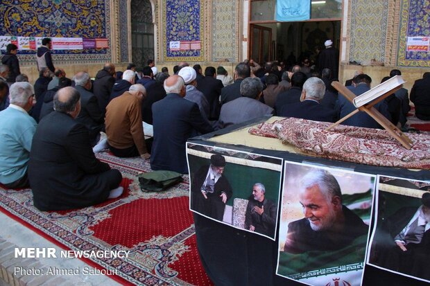 راهپیمایی مردم سمنان در پی شهادت سردار سپهبد حاج قاسم سلیمانی