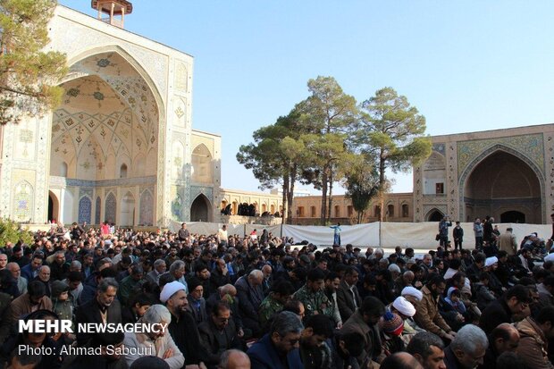 راهپیمایی مردم سمنان در پی شهادت سردار سپهبد حاج قاسم سلیمانی