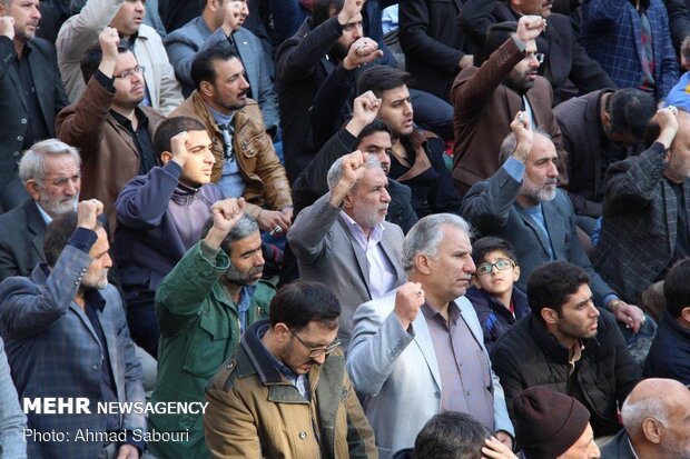 راهپیمایی مردم سمنان در پی شهادت سردار سپهبد حاج قاسم سلیمانی