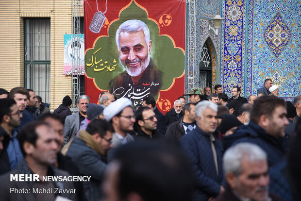 راهپیمایی مردم ارومیه در پی شهادت سردار سپهبد حاج قاسم سلیمانی