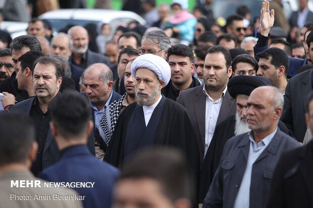 راهپیمایی مردم شیراز در محکومیت ترور شهید حاج قاسم سلیمانی