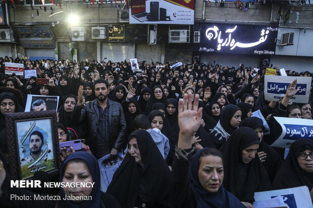 People hold rally in Ahvaz to condemn assassination of Gen. Soleimani