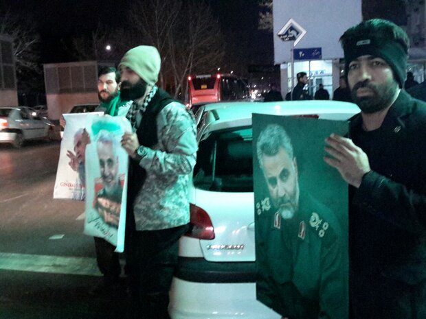 حرکت خودجوش مردم مشهد در محکومیت اقدام تروریستی آمریکا