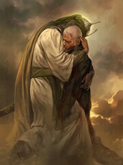 “The Apocalyptic Companion of Aba Abdillah” by artist Hassan Ruholamin created in memory of commander Qassem Soleimani was unveiled on khamenei.ir on January 3, 2020. (khamenei.ir)