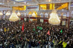 Şehit Süleymani'nin Kerbela'daki cenaze töreni
