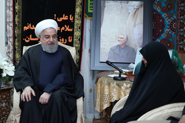 روحاني: سنثأر لدم الشهيد الفريق "سليماني" لا محالة