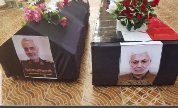 Iranian General, Qasem Soleimani and the Deputy Chief of Iraq's PMF, Abu Mahdi al-Muhandis 