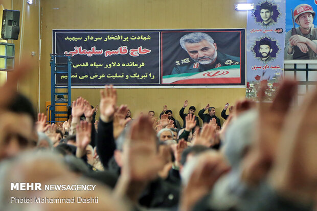 People Commemorate martyrdom of Lt. Gen. Soleimani in Ardebil
