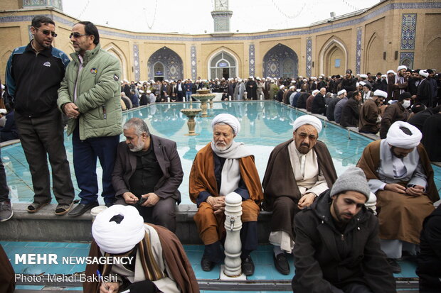 تجمع حوزویان قم در گرامیداشت شهادت سپهبد قاسم سلیمانی