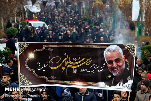 Commemoration of martyr Lt. Gen. Soleimani in Isfahan