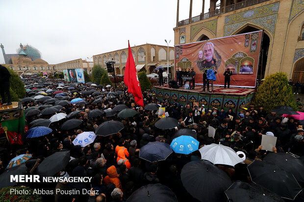 Commemoration of martyr Lt. Gen. Soleimani in Isfahan