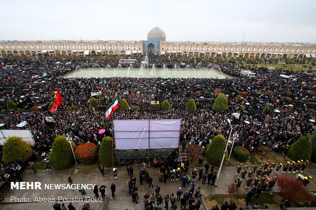 Commemoration of martyr Lt. Gen. Soleimani in Isfahan