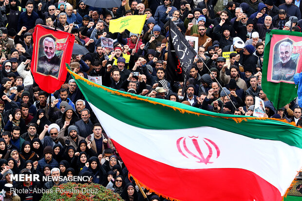 Commemoration of martyr Lt. Gen. Soleimani in Isfahan