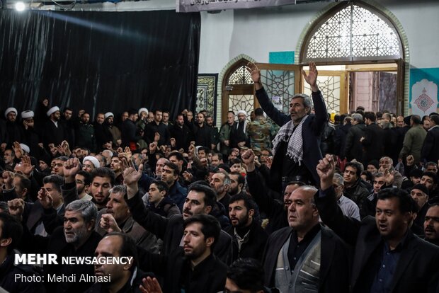 مراسم بزرگداشت شهید سپهبد قاسم سلیمانی در زنجان