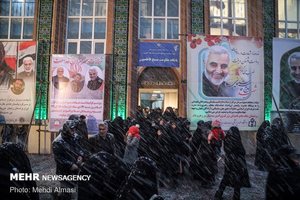 مراسم بزرگداشت شهید سپهبد قاسم سلیمانی در زنجان