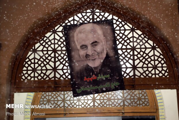 مراسم بزرگداشت شهید سپهبد قاسم سلیمانی در زنجان