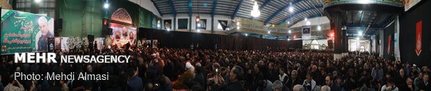 مراسم بزرگداشت شهید سپهبد قاسم سلیمانی در زنجان