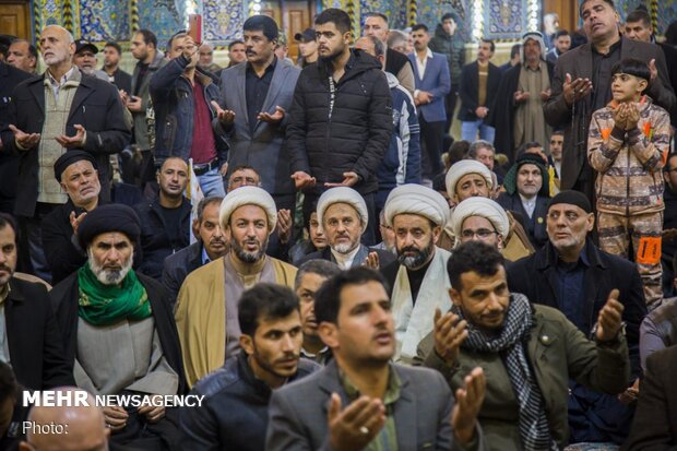 Funeral processions of martyred Iranian, Iraqi commanders in Karbala