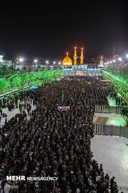 Funeral processions of martyred Iranian, Iraqi commanders in Karbala