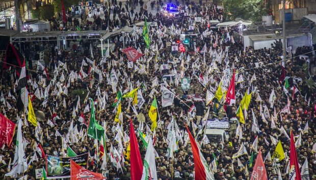 Funeral processions of martyred Iranian, Iraqi commanders in Karbala