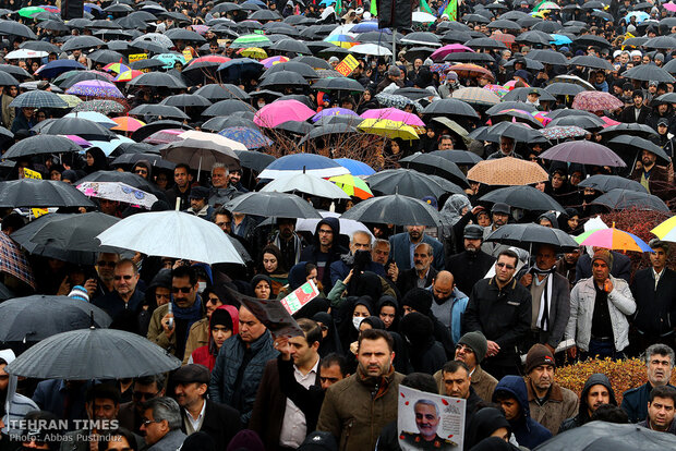 Commemoration of martyr Lt. Gen. Soleimani in Isfahan