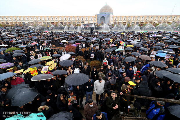 Commemoration of martyr Lt. Gen. Soleimani in Isfahan