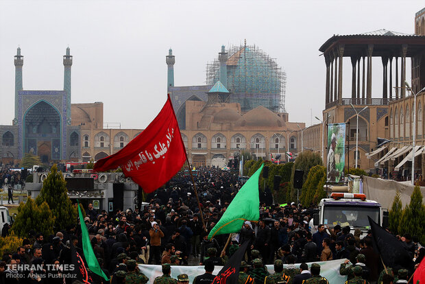 Commemoration of martyr Lt. Gen. Soleimani in Isfahan