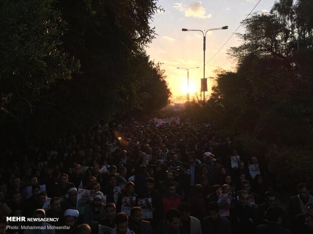 Funeral procession for martyr Lt. Gen. Soleimani in Ahvaz