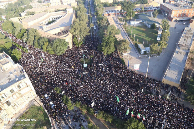 Funeral procession for martyr Lt. Gen. Soleimani in Ahvaz