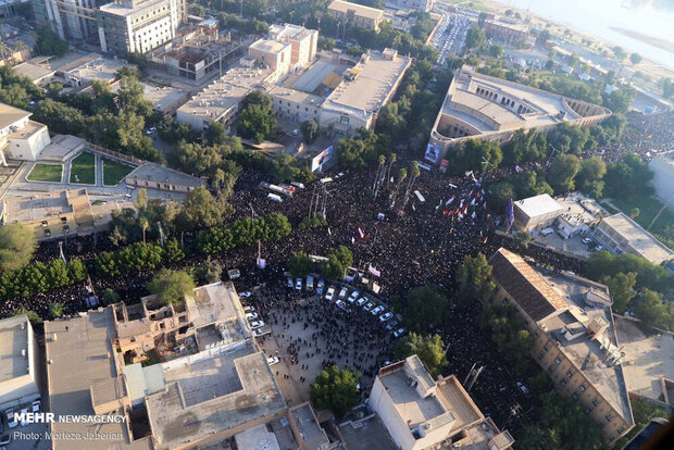 Funeral procession for martyr Lt. Gen. Soleimani in Ahvaz