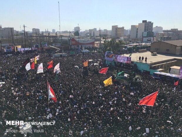 سردار دل‌ها بزرگترین تجمع مردمی تاریخ خوزستان را رقم زد