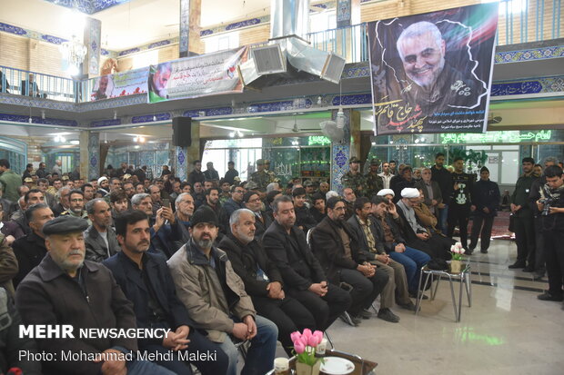 مراسم بزرگداشت شهید سپهبد قاسم سلیمانی در شهرضا