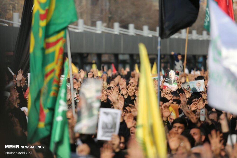 Commemoration of martyr Lt. Gen. Soleimani in Mashhad