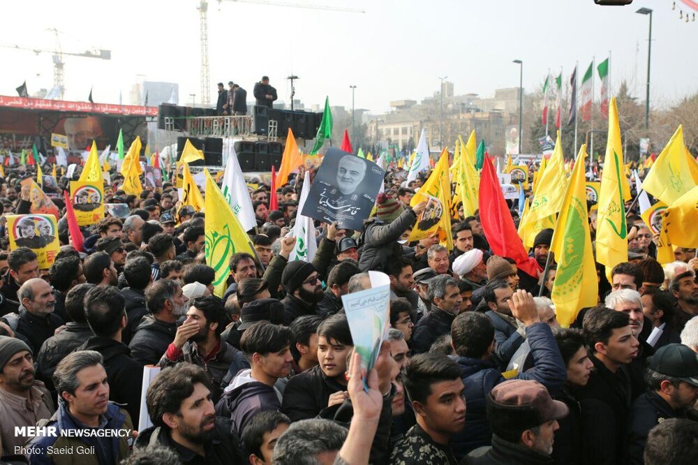 Commemoration of martyr Lt. Gen. Soleimani in Mashhad