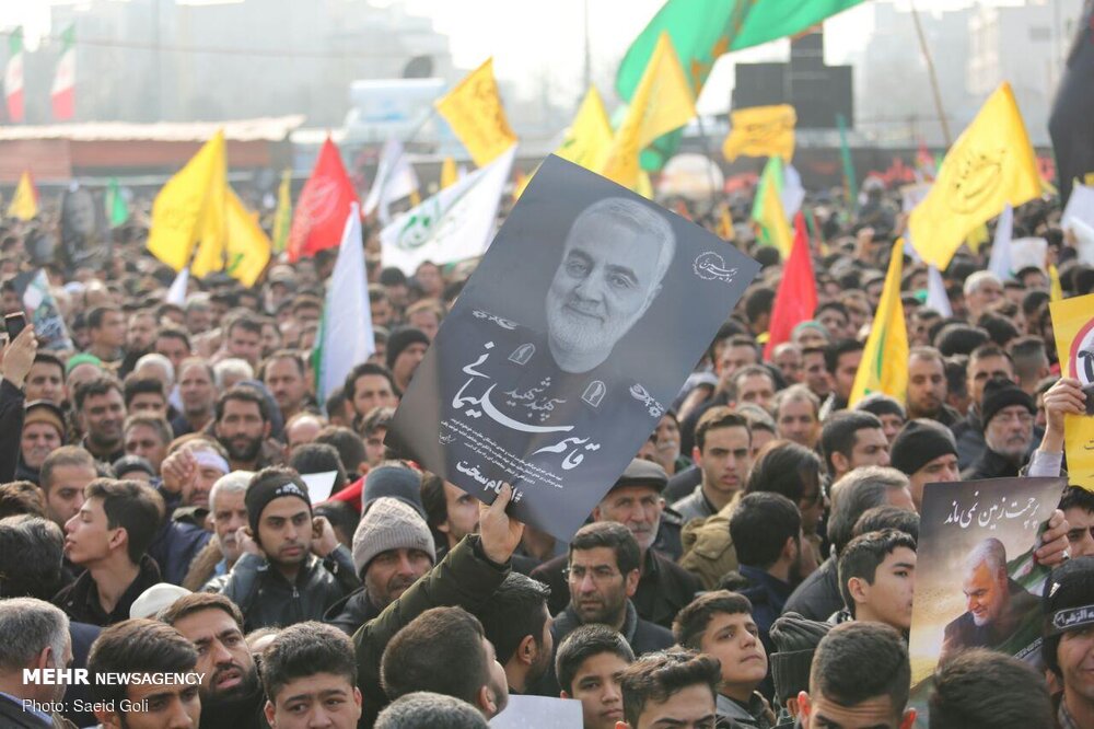 Commemoration of martyr Lt. Gen. Soleimani in Mashhad