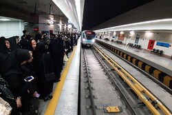 سرویس‌دهی مترو به شرکت‌کنندگان در مراسم چهلم شهید سلیمانی