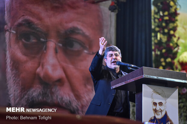 اجتماع عظیم عزاداران شهید سپهبد حاج قاسم سلیمانی در مصلی تهران
